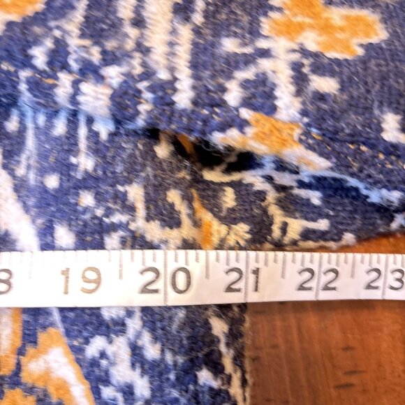 maxsport long cardigan Blue & Yellow Size Medium - Picture 5 of 6